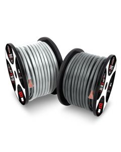 T-Spec V10GW-1025 Universal 25 Feet 0 Gauge V10 Series Power Wire in Matte Grey for Vehicles