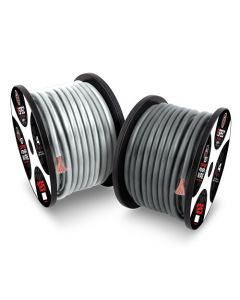 T-Spec V10GW-4125 Universal 125 Feet 4 Gauge V10 Series Power Wire in Matte Grey for Vehicles