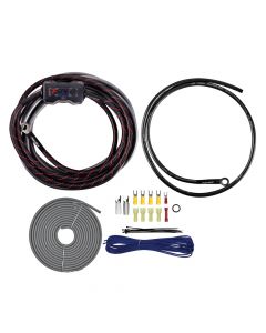 T-Spec V12-8PK Universal Power & Ground 8 Gauge V12 Series Amplifier Installation Kit