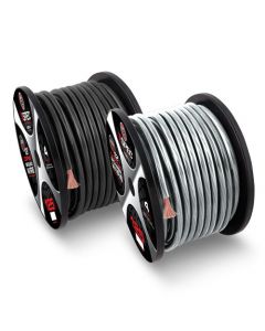 T-Spec V12GW-4125 Universal 125 Feet 4 Gauge V12 Series Power Wire in Matte Smoke for Vehicles