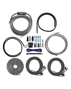 T-Spec V8-4DAK Universal RCA Cable 4 Gauge V8 Series Dual Amplifier Installation Kit