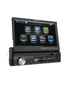 Soundstream VIR-7830B 7" Single DIN Flip Up DVD Receiver with Bluetooth 