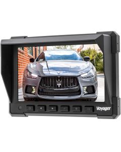 Voyager VOM718 7'' Backup Camera System Monitor - 3 Camera Inputs