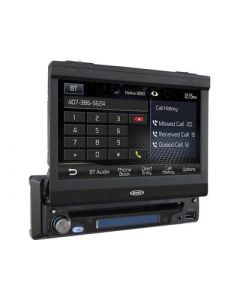 DISCONTINUED - Jensen VM9116 Single Din 7" Touch Screen DVD, MP3, iPod, USB Flip out Receiver