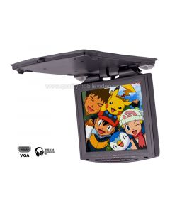 Xenarc 1210YR Overhead Flip Down Monitor with 12.1 inch LCD Screen, VGA, AV Inputs and Built-in IR for Wireless Headphones