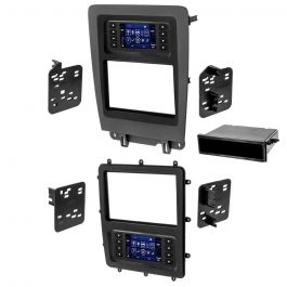 Façade D'autoradio 2DIN Metra 99-5839CH Pour Ford Mustang 2010 - Couleur Anthracite - Neuf
