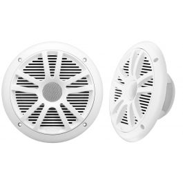 Boss Audio MR6W Dual-Cone Marine Speakers (White)