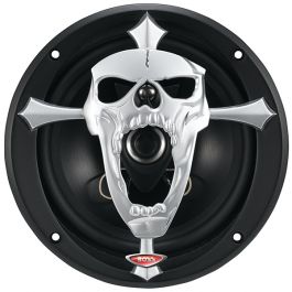2 Boss SK653B Phantom Skull 6.5" 3-Way 350W Full Range 3-way Car Speakers 