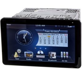din single monitor screen touch tview gps motorized dash wide inch bluetooth