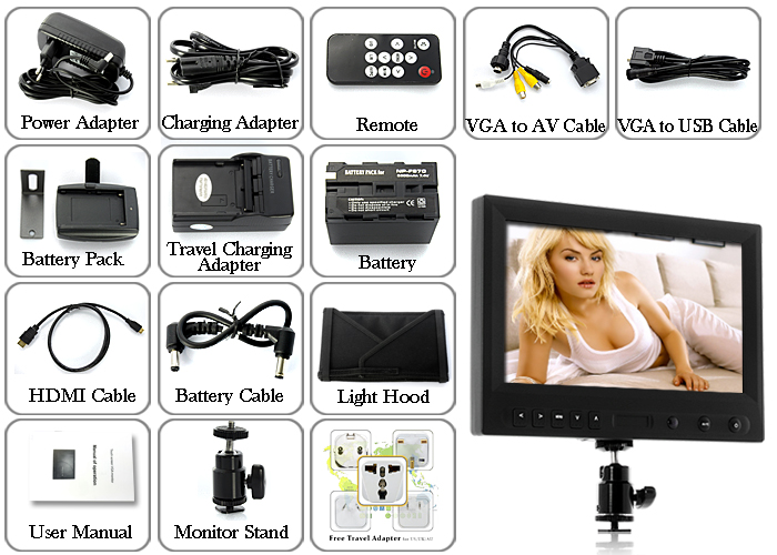 8 inch focus pull monitor