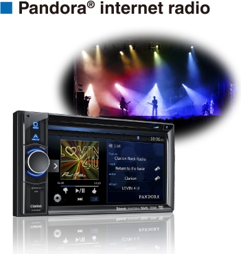 Clarion NX404 Pandora connection for smartphones