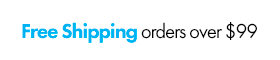  Free shipping on orders over $99