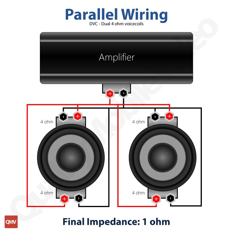 Wiring dual voice coil subwoofer